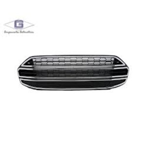 GRADE PARACHOQUE ECOSPORT 13/14/15/16 PRETA COM FRISO CROMADO