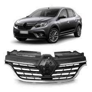 GRADE SANDERO/LOGAN 20/21 COM FRISO CROMADO SUPERIOR E INFERIOR