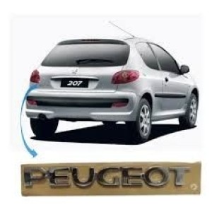 EMBLEMA (PEUGEOT) PEUGEOT TODOS 307 CROMADO