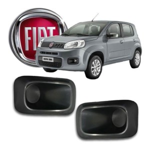 MOLDURA FAROL AUXILIAR UNO ATTRACTIVE 15/16/17/18 SEM FURO ESQUERDO