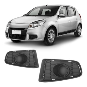 MOLDURA FAROL AUXILIAR SANDERO 11/12/13/14 SEM FURO ESQUERDO