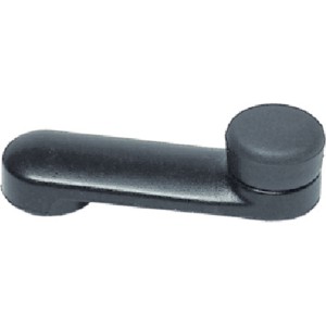 MANIVELA VIDRO CORSA PRETA METAL - 40561