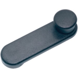 MANIVELA VIDRO UNO PLASTICA PRETA - 60791