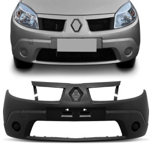 PARACHOQUE DIANTEIRO SANDERO 08/09/10/11/12 SEM FURO MILHA