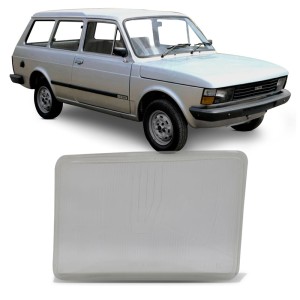 LENTE FAROL FIAT EUROPA 80/81/82 ESQUERDO