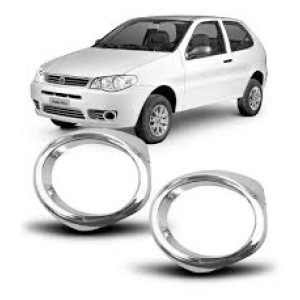 APLIQUE FAROL AUXILIAR PALIO 10/11/12 CROMADO ( PAR)