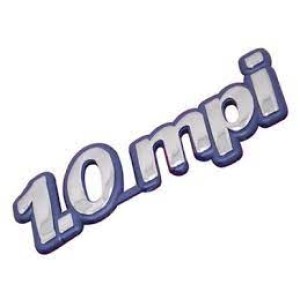 EMBLEMA (1.0-MPI) FIAT TODOS 95/00 CROMADO COM FUNDO AZUL