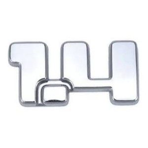 EMBLEMA (1.4) FIAT UNO MOD.NOVO 11/16 CROMADO