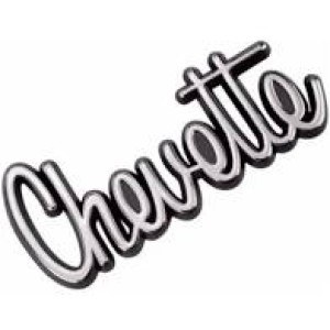 EMBLEMA (CHEVETTE)  74/80 CROMADO MANUSCRITO