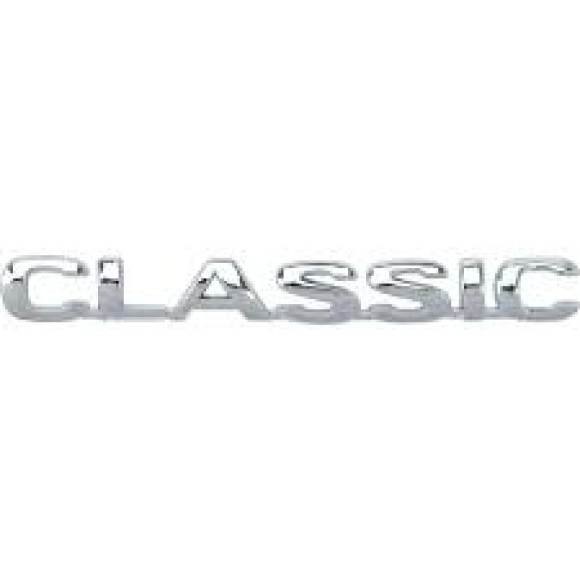 EMBLEMA (CLASSIC) CORSA 01/04 CROMADO (PEQUENO)