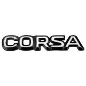 EMBLEMA (CORSA) GM CORSA 94/96 CROMADO COM FUNDO PRETO