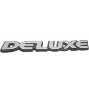 EMBLEMA (DELUXE) BLAZER/ S10 96/99 CROMADO COM FUNDO PRETO