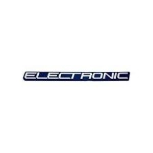 EMBLEMA (ELETRONIC) UNO ELETRONIC 93/95 CINZA COM FUNDO PRETO