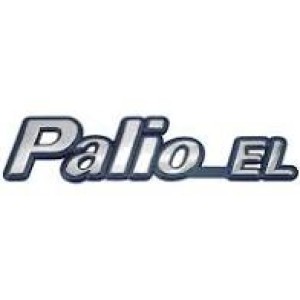 EMBLEMA (PALIO-EL) FIAT PALIO 95/00 CROMADO COM FUNDO AZUL
