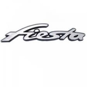 EMBLEMA (FIESTA) FORD FIESTA 96/00 CROMADO COM FUNDO PRETO