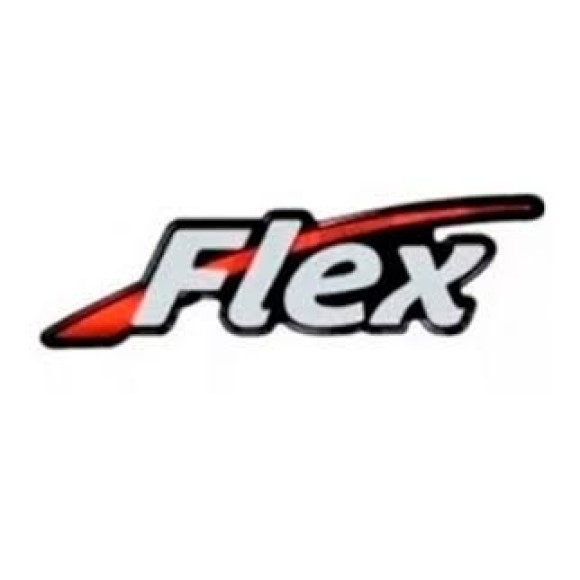 EMBLEMA (FLEX) PEUGEOT 06/09 PRATA E VERMELHO COM FUNDO PRETO (RESINADO)