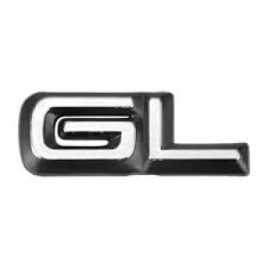 EMBLEMA (GL) GM CORSA/ OMEGA 92/96 CROMADO COM FUNDO PRETO