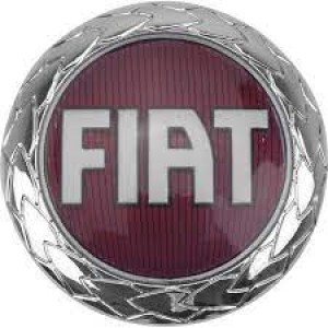 EMBLEMA GRADE FIAT VERMELHO