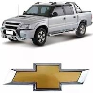 EMBLEMA GRADE S10 05/06/07/08/09/10/11 DOURADO