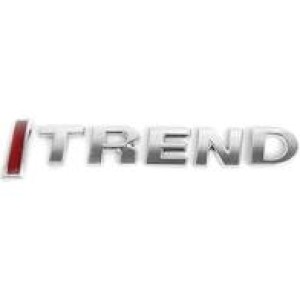 EMBLEMA VW ITREND FOX/ GOL/ VOYAGE/ POLO 08/ CROMADO