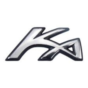 EMBLEMA (KA) FORD KA 97/07 CROMADO COM FUNDO PRETO