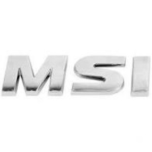 EMBLEMA (MSI) GOL/ VOYAGE/ POLO/ FOX 08/ GRANDE CROMADO