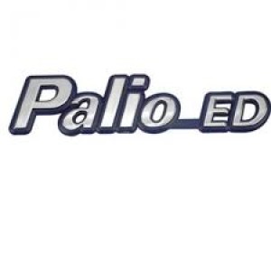 EMBLEMA (PALIO-ED) 95/00 CROMADO COM FUNDO AZUL