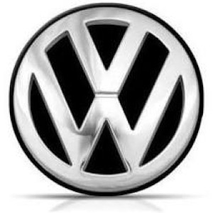 EMBLEMA (VW) GOL 95/99 CROMADO COM FUNDO PRETO PORTA-MALAS