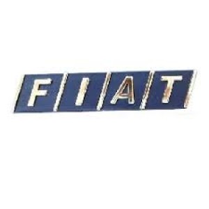 EMBLEMA PORTA-MALAS PALIO FIAT AZUL/DOURADO