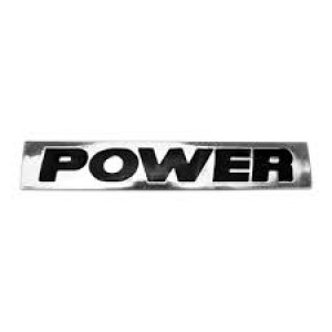 EMBLEMA (POWER) GOL GV 09/15 CROMADO/PRETO (PLAQUETA)