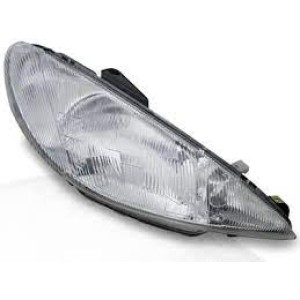 FAROL PEUGEOT 206 98/99/00/01/02 DIREITO SIMPLES RAIDO