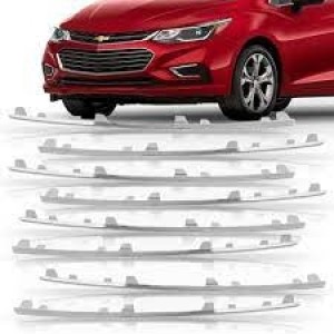 FRISO GRADE CRUZE ( 8 PEÇAS ) 16/17/18 CROMADO