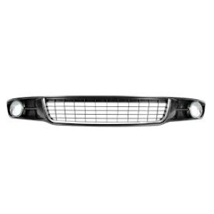 GRADE PARACHOQUE PALIO/SIENA 08/09/10/11/12 CINZA COM FURO MILHA COM FRISO CROMADO